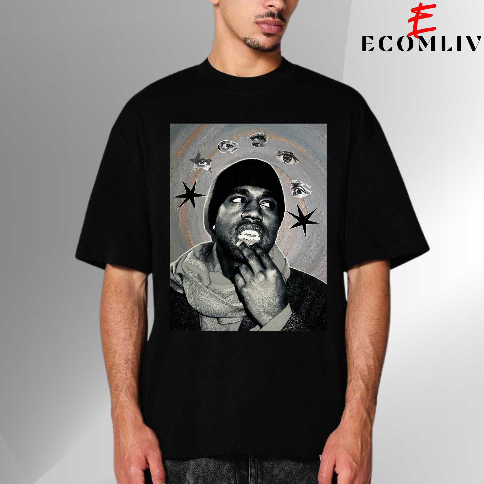 Kanye West Retro T-Shirt, Unisex Streetwear Shirt